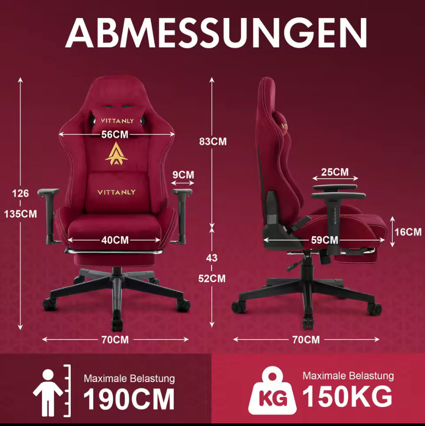 Premium Vittanly Gaming Chairs