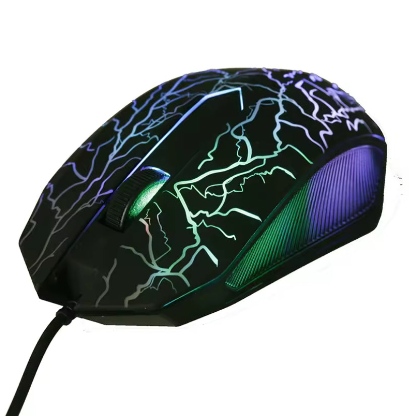 RGB Gaming Mouse – 3200DPI Ergonomic USB Wired Mouse for PC & Laptop Gamers