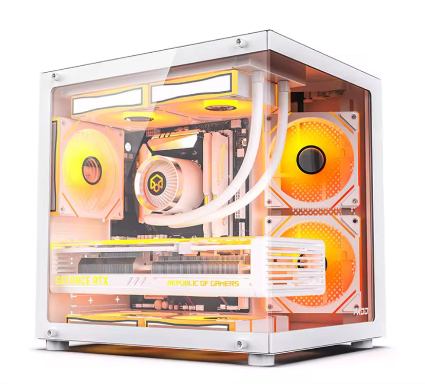 SeaView 270° Double-Sided Tempered Glass Gaming Case