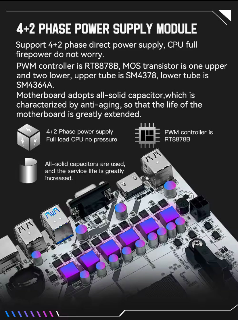 MACHINIST B450 Motherboard AMD Processor Dual-channel DDR4 Memory AM4 Mainboard M.2 NVME (Supports Ryzen 5500 5600 5600G CPU)