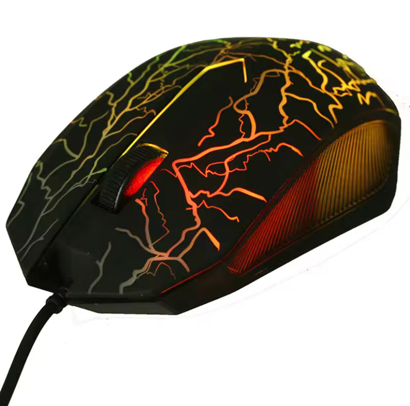 RGB Gaming Mouse – 3200DPI Ergonomic USB Wired Mouse for PC & Laptop Gamers