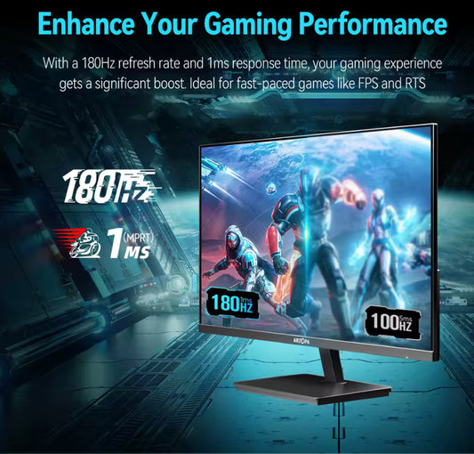 27” Ultra smooth Gaming Monitor (180Hz, 2K, Fast IPS)