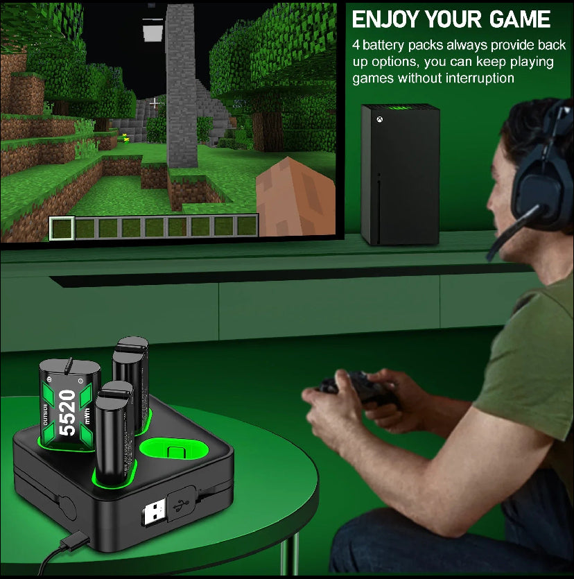 Xbox Controller Battery Recharging Station