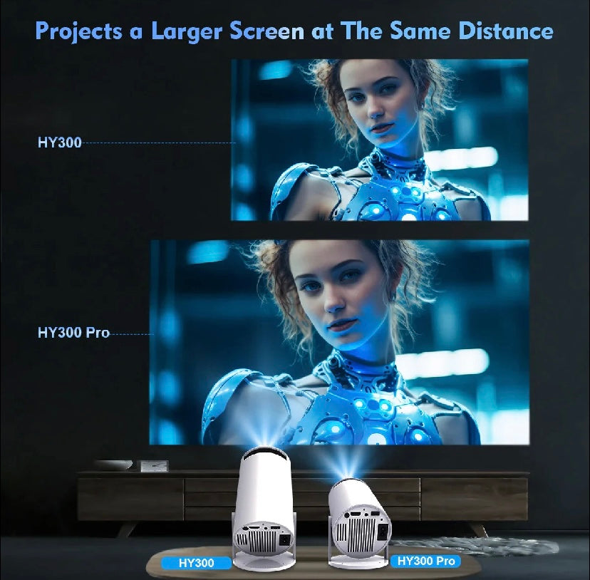 🌟 4K Smart Projector with Android 11 – Magcubic HY300 Pro