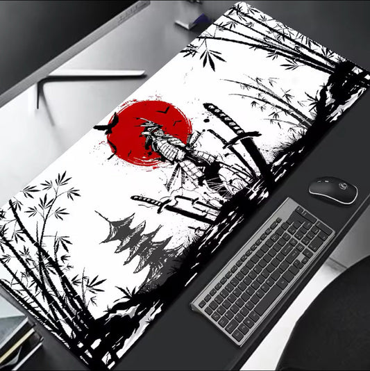 Samurai warrior mouse pad