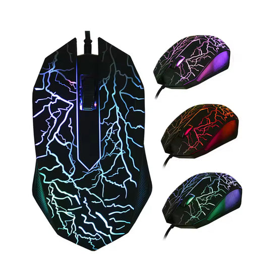 RGB Gaming Mouse – 3200DPI Ergonomic USB Wired Mouse for PC & Laptop Gamers
