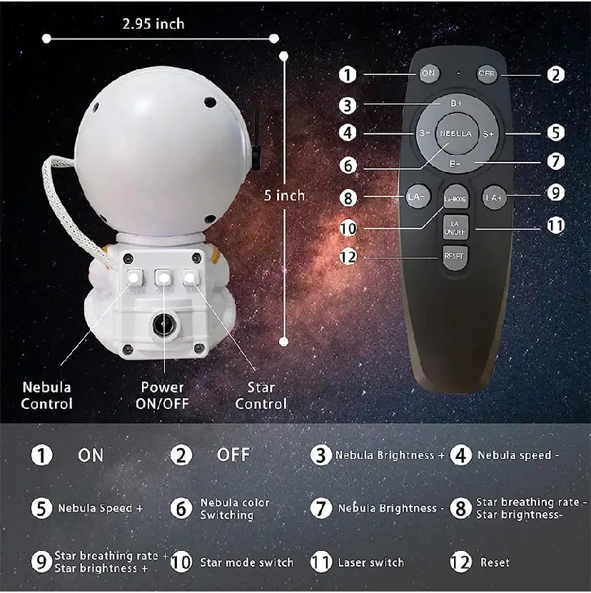 Astronaut Night Light ￼