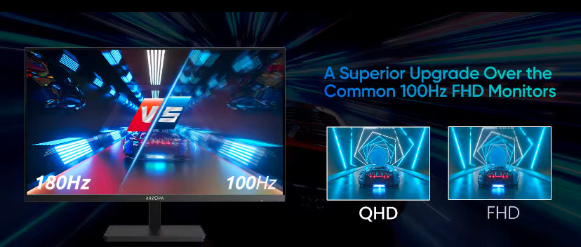 27” Ultra smooth Gaming Monitor (180Hz, 2K, Fast IPS)