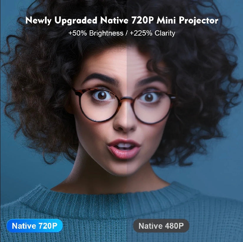 🌟 4K Smart Projector with Android 11 – Magcubic HY300 Pro