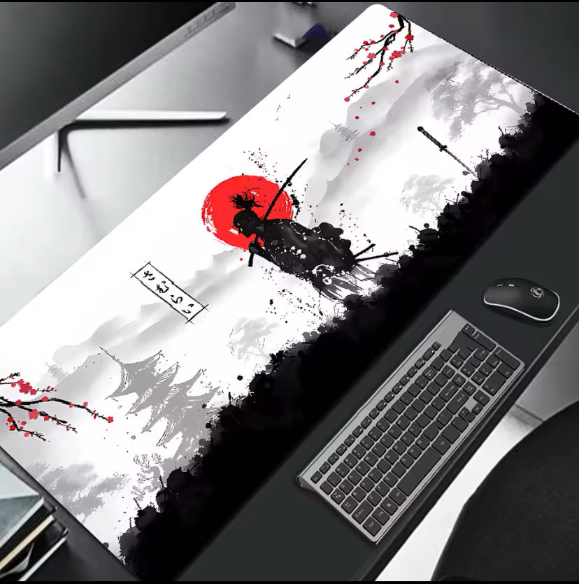 Samurai warrior mouse pad