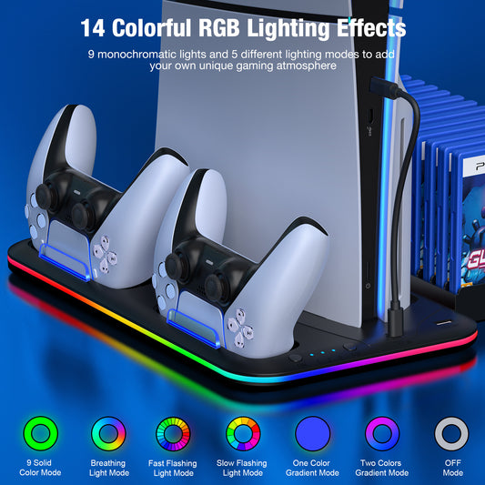 Estación de enfriamiento Slim Stand para control de PS5